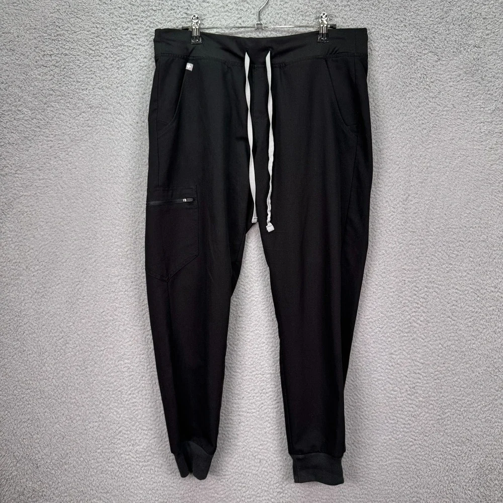 FIGS Scrub Pants Womens M/P Black Zamora Jogger Nurse Doctor Comfort Office Work